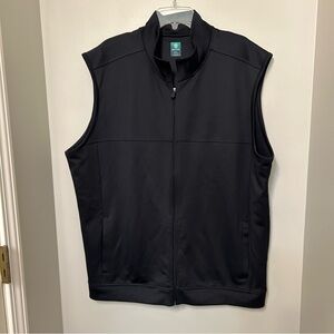 Pro Tour Mens XXL Golf Sleeveless Vest Black Pocket EUC